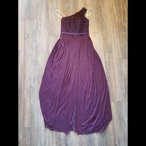 Purple David's Bridal Dress, Size 4